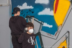 Graffit-Aktion Outreach (Foto: www.salecker.info)