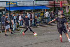 Street-Fußball am 7.Mai vor Outreach in der Spekte 32 (Foto: www.salecker.info)