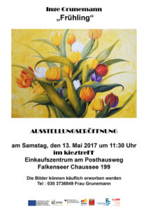 Ausstellungseröffnung zum 4. Frühlingsfest 2017