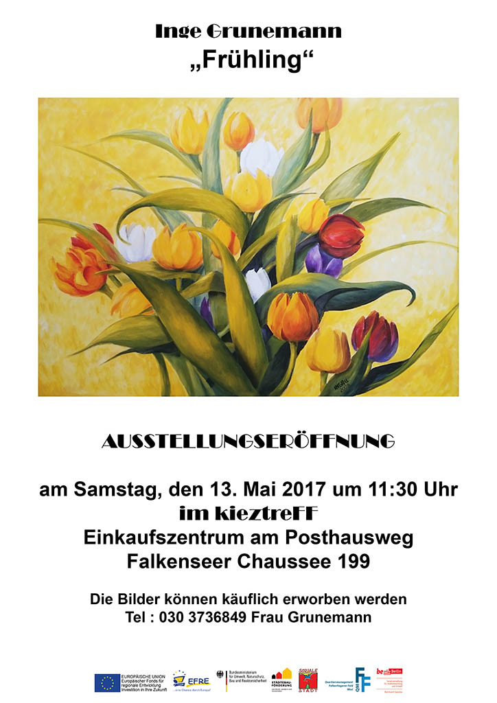 Ausstellungseröffnung zum 4. Frühlingsfest 2017