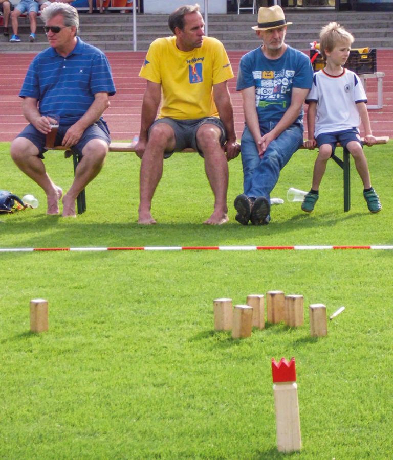 Kubb spielen am Spektesee