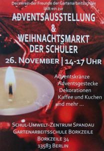 Adventsgestecke & Weihnachtsmarkt der Schüler 2017