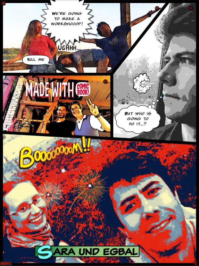 „ComicBook!“ - Comic-Workshop in der Stadtteilbibliothek Falkenhagener Feld