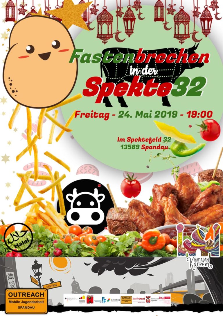 Fastenbrechen am 24.5. mit Outreach in der Spekte 32