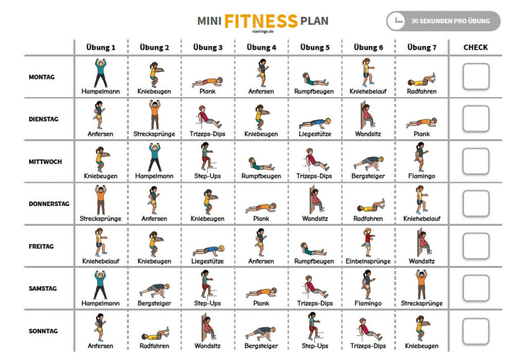 Mini-Fitness-Plan Indoor