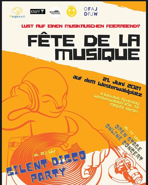 Fete de la Musique am 21.6.2021 vor dem Klubhaus auf dem Westerwaldplatz