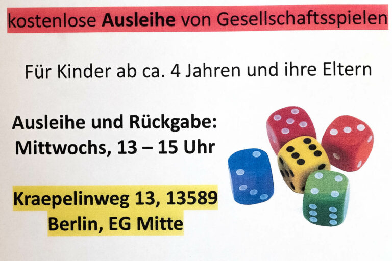 Spieleverleih durch die Stadtteilmütter