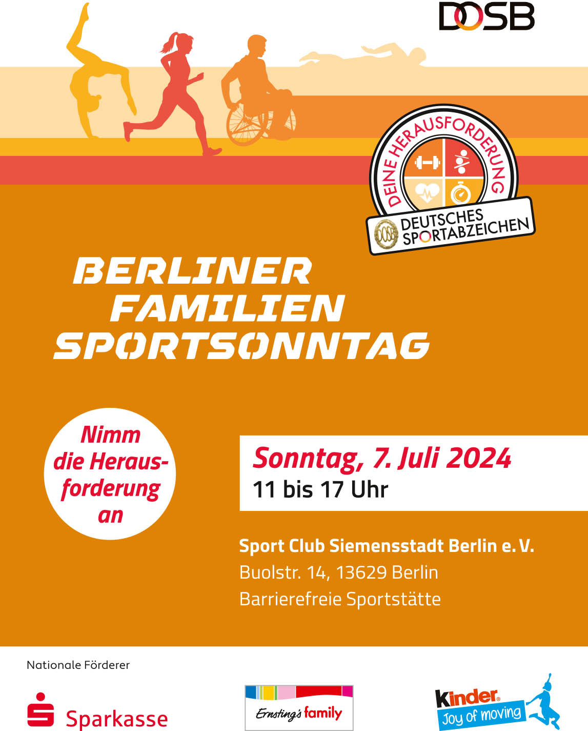Deutsches Sportabzeichen – Berliner Familiensportsonntag