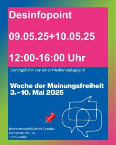 Woche der Meinungsfreiheit - Desinfopoint
