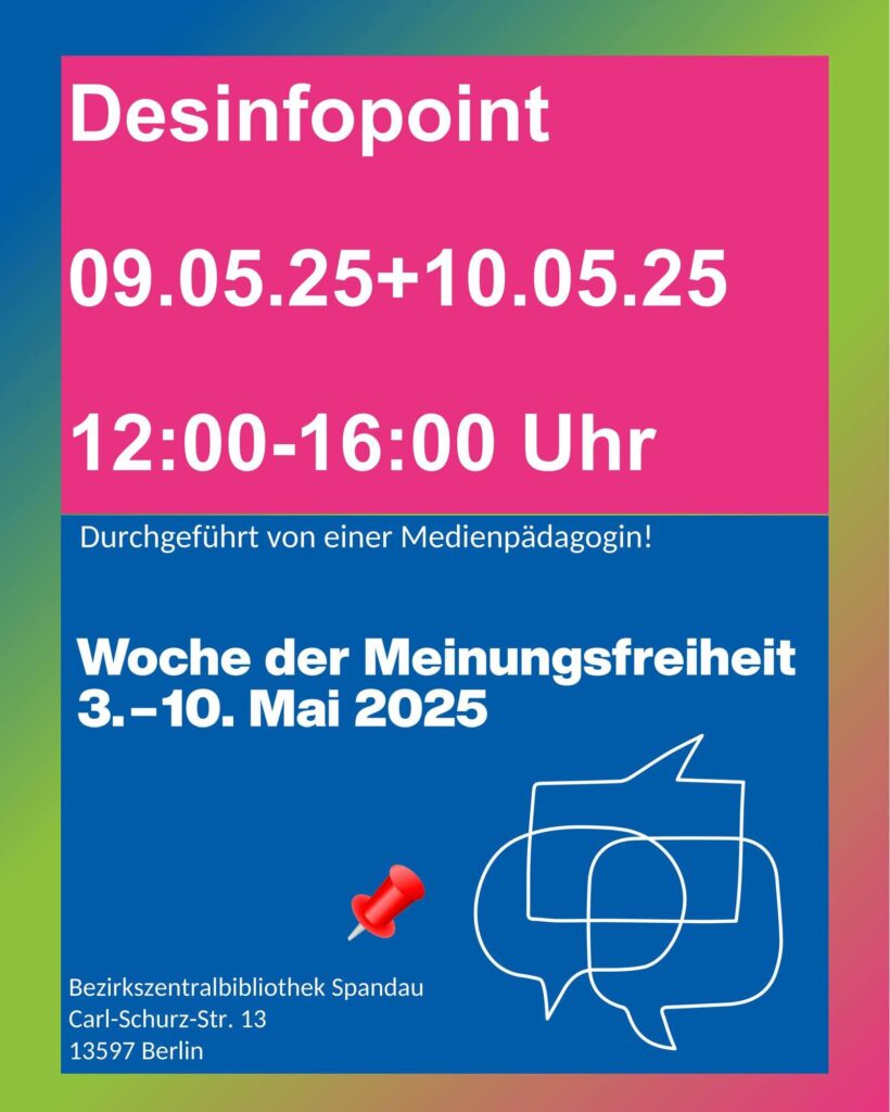 Woche der Meinungsfreiheit - Desinfopoint