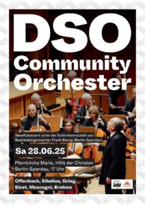 Einladung zum Benefizkonzert des DSO Community-Orchesters
