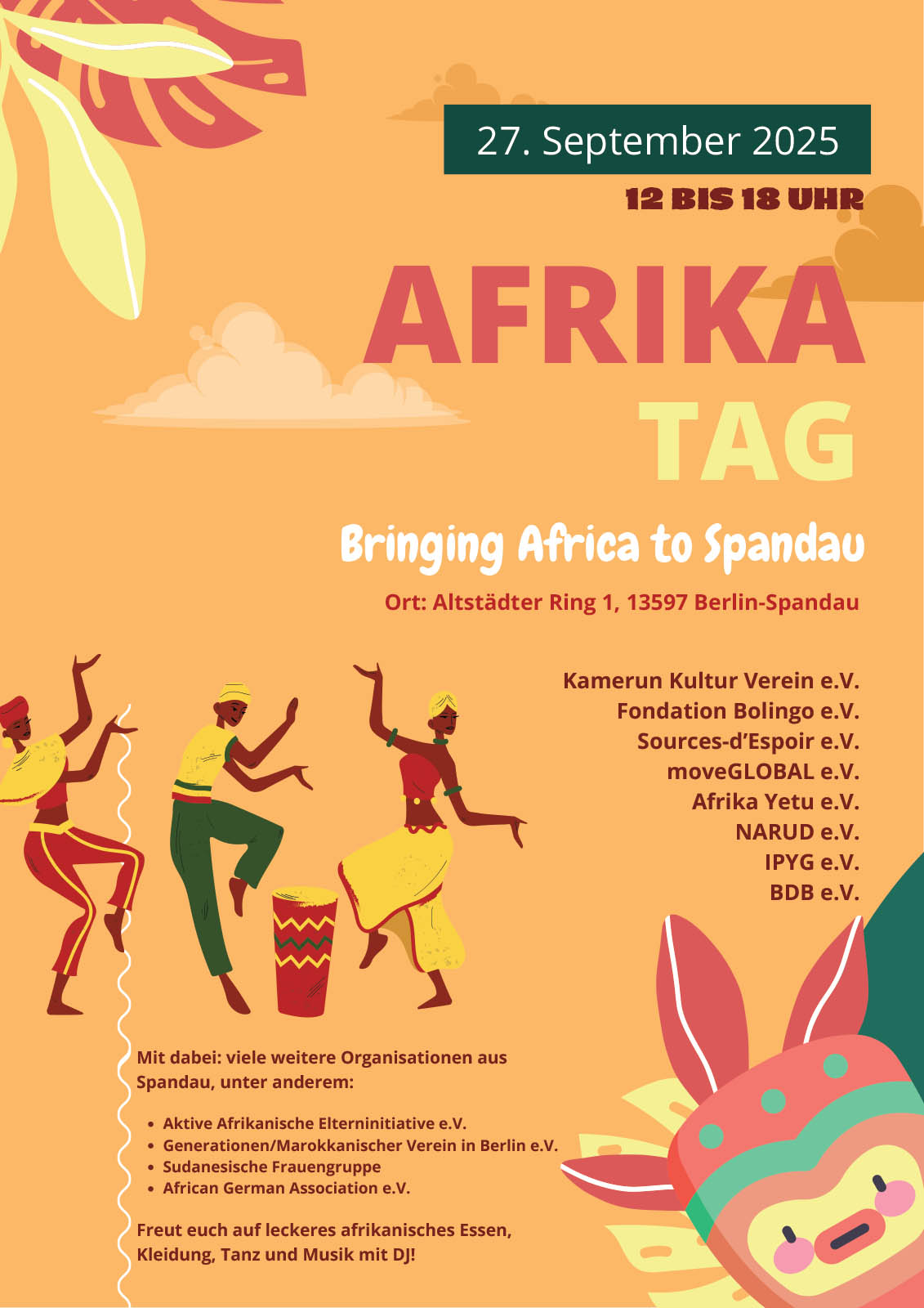 Afrika-Tag in Spandau – am 27. September 2025 am Münsinger Park
