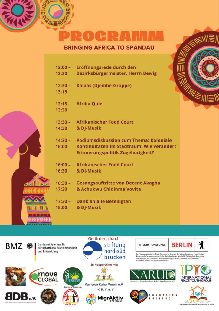 Afrika-Tag in Spandau – am 27. September 2025 am Münsinger Park