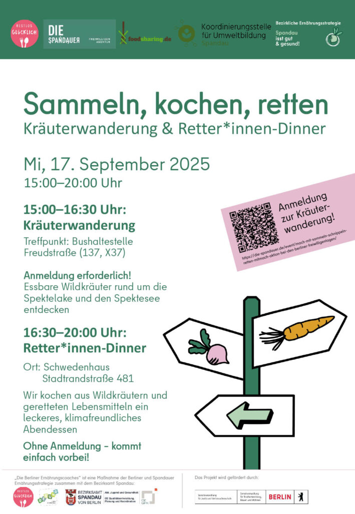 Sammeln, kochen, retten