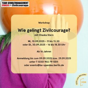 Zivilcourage zeigen – sicher handeln im Alltag