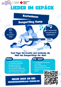 Lieder im Gepäck - kostenfreier Songwriting Workshop