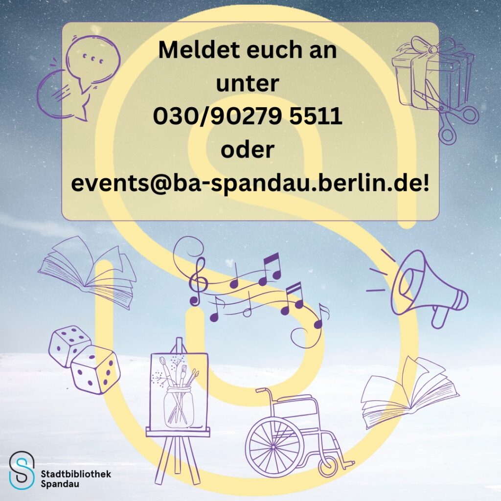 Angebote der Spandauer Bibliotheken im Dezember
