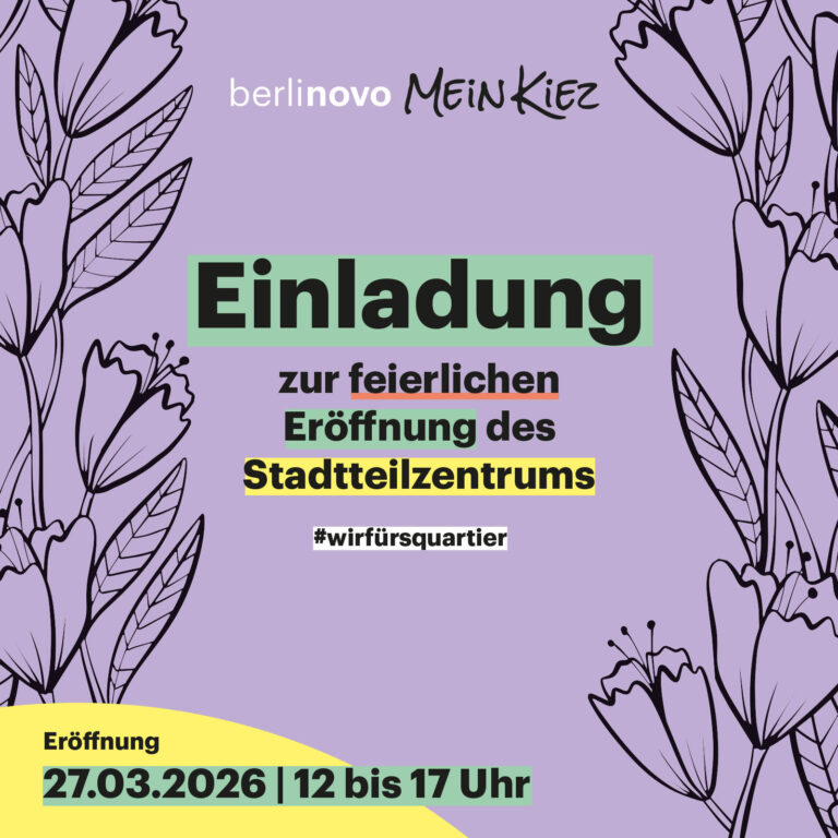 Eröffnung temporäres Stadtteilzentrum Falkenhagener Feld (Bild: berlinovo)