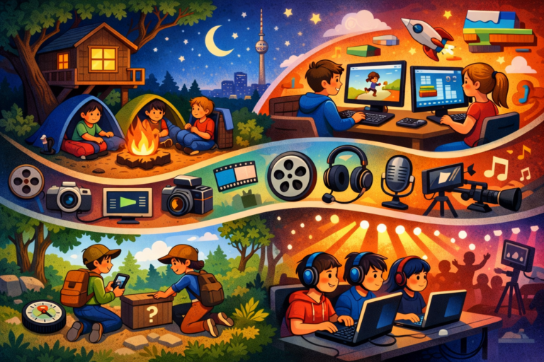 Ferienprogramm CIA Spandau (KI-Illu: www.salecker.info)