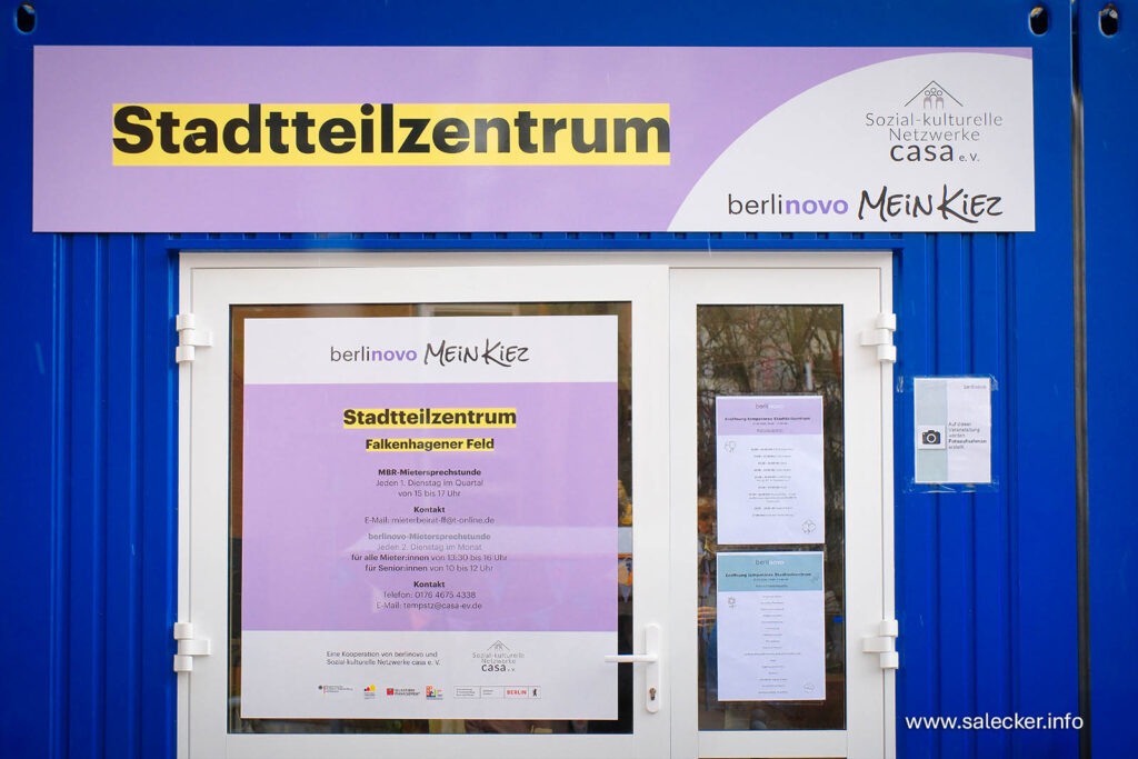 Temporäres Stadtteilzentrums (Foto: www.salecker.info)