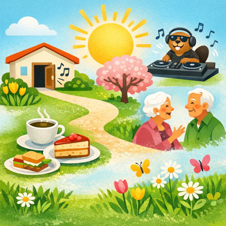 Seniorentreff (KI-Bild: www.salecker.info)