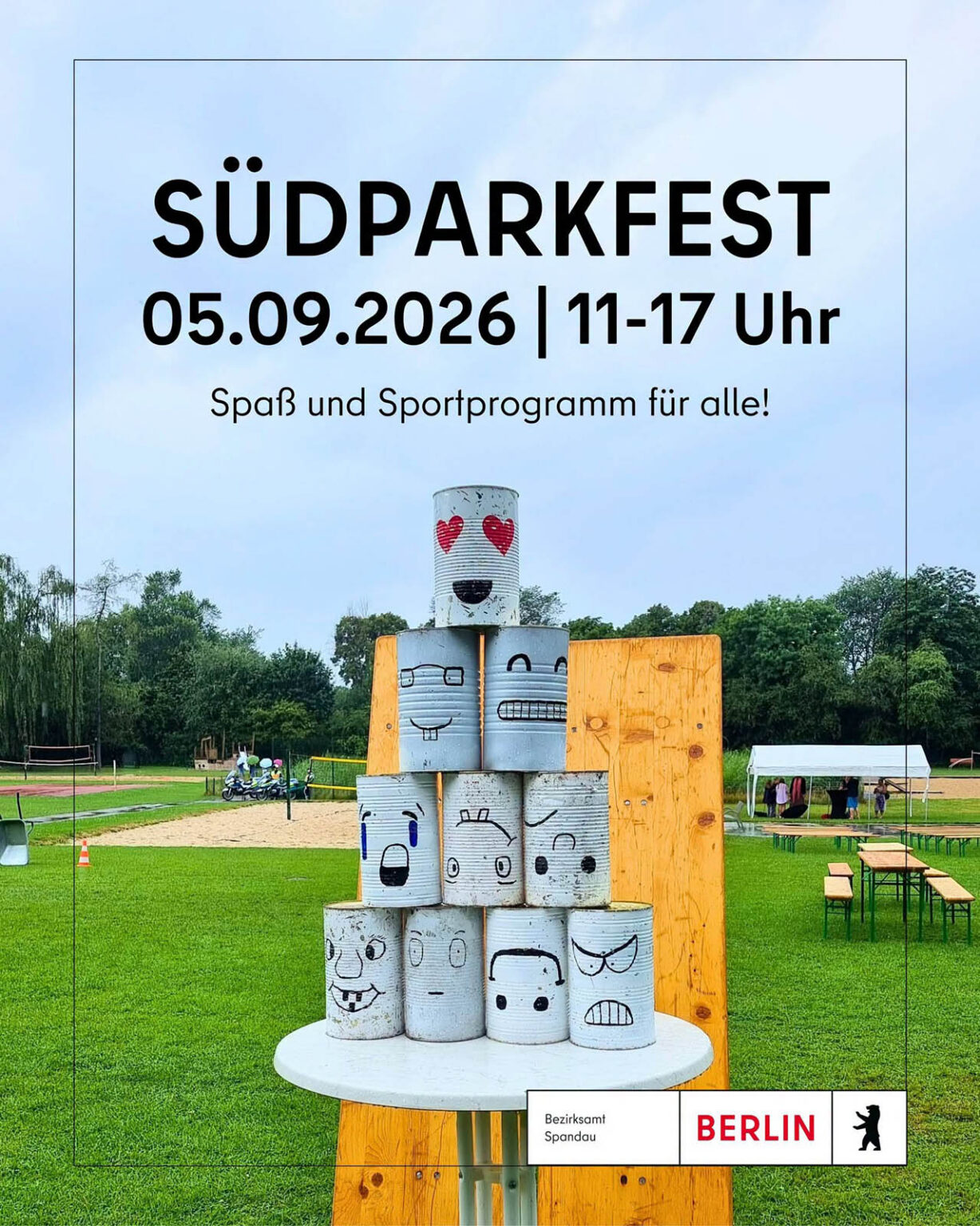 Spandauer Südparkfest am 5. September 2026