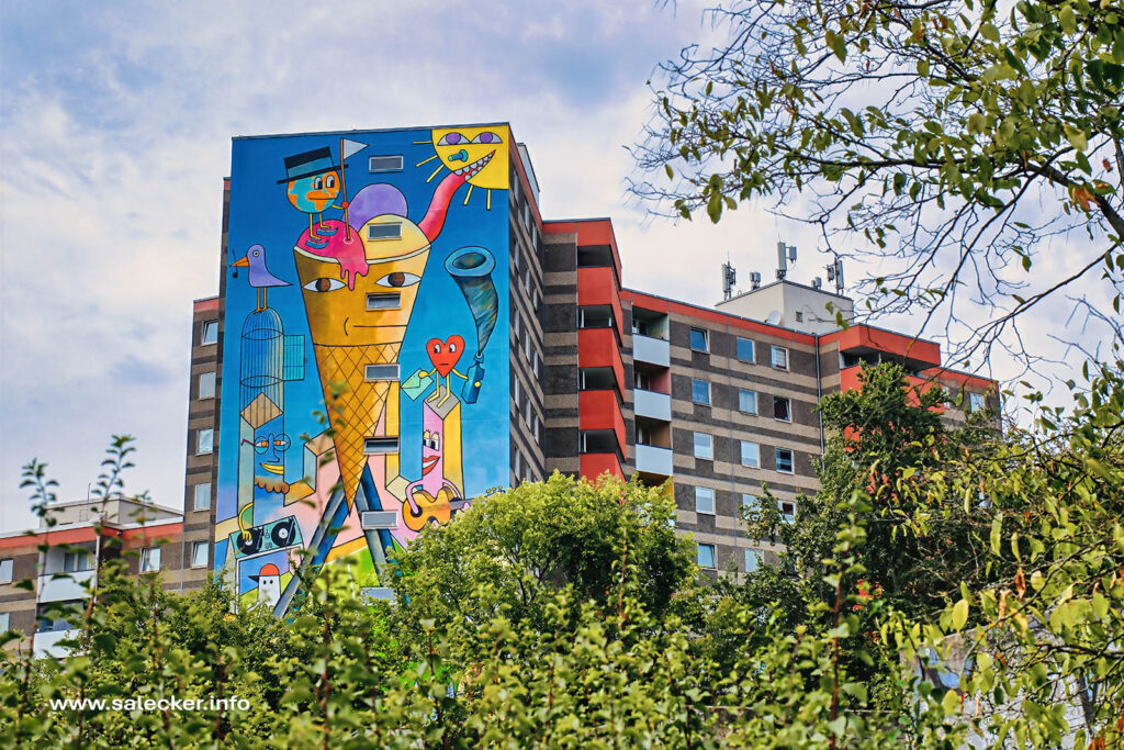 „The IceCream Man“ – Neues Mural im Falkenhagener Feld